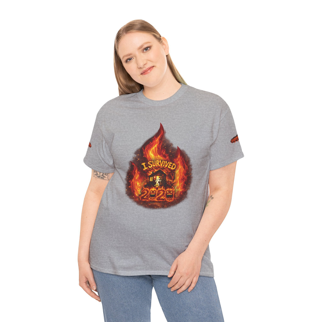 I Survived 2020 — Director's Cut S2:E3 "The California Wildfires" | Wildfire Edition Memorial Unisex Heavy Cotton Tee (SPECIAL EDITION)