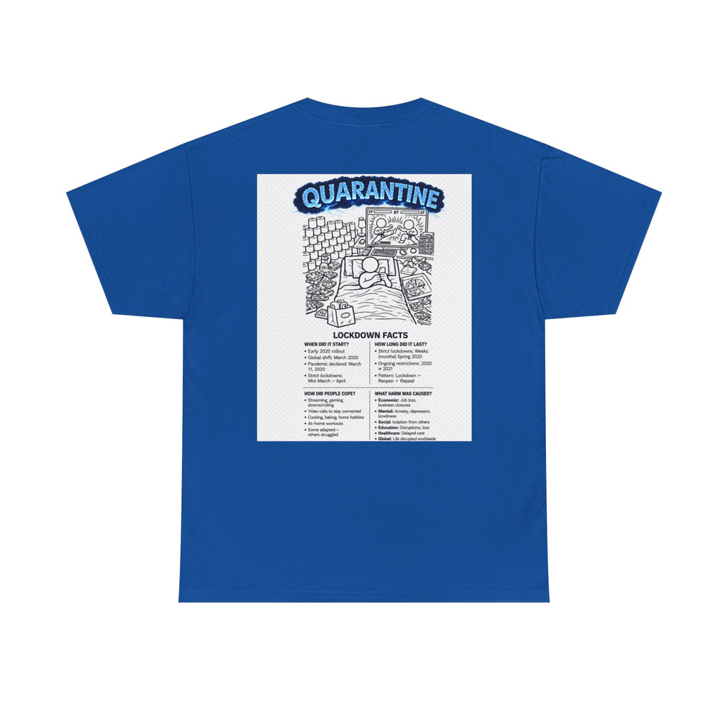 I Survived 2020 — Director's Cut S3:E1 "Quarantine" | Lockdown Edition Documentary Unisex Heavy Cotton Tee