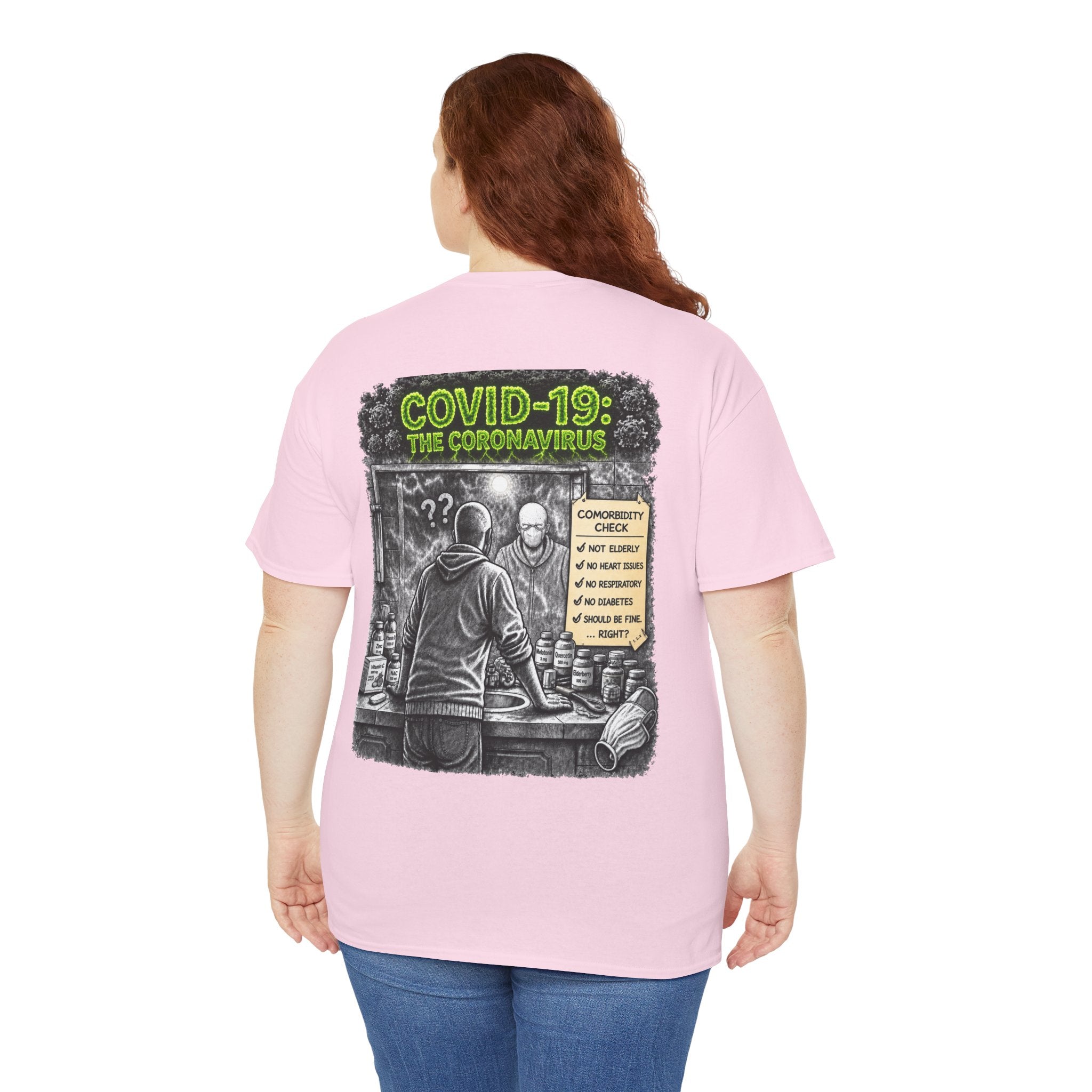 I Survived 2020 — S1:E1 "COVID-19: The Coronavirus" | Pandemic Edition Unisex Heavy Cotton Tee