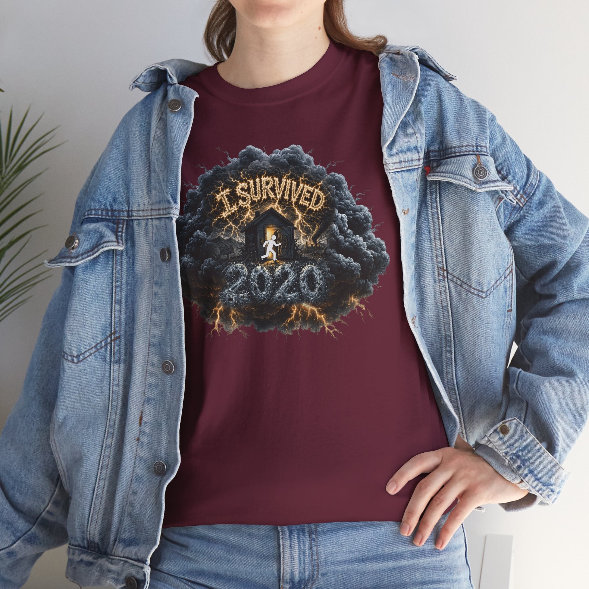 I Survived 2020 — Director's Cut Original Design Teaser Tee | Season 1 Premiere Drop Unisex Heavy Cotton Tee