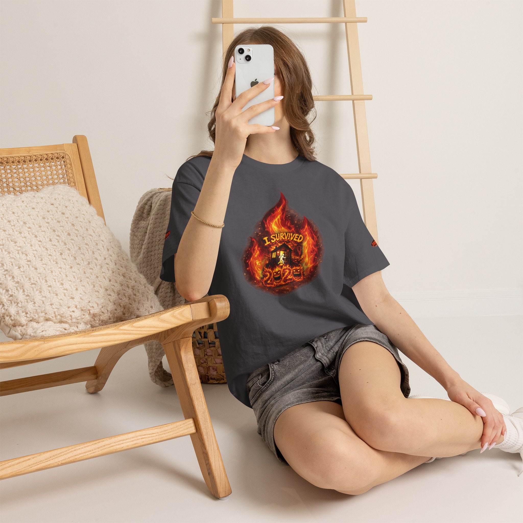 I Survived 2020 — Director's Cut S2:E3 "The California Wildfires" | Wildfire Edition Memorial Unisex Heavy Cotton Tee (SPECIAL EDITION)