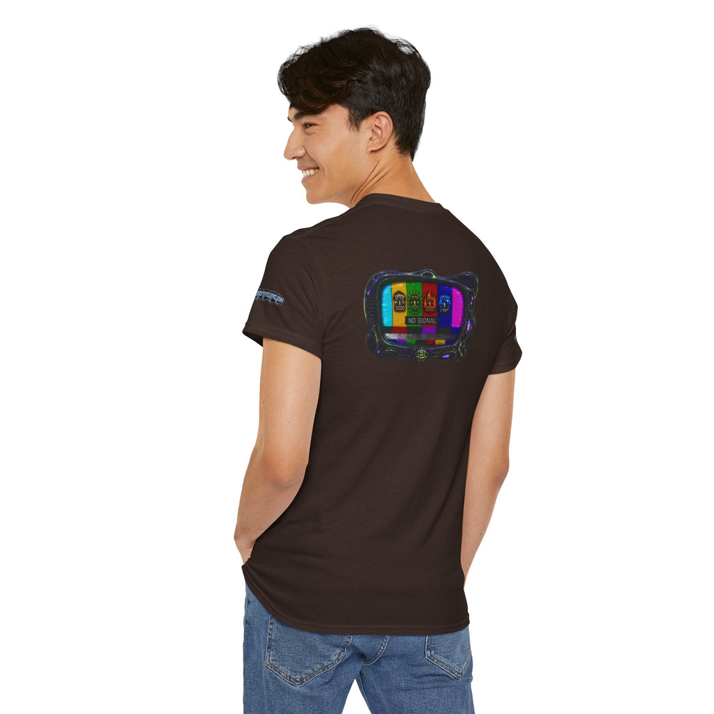 I Survived 2020 — "No Signal" Test Pattern Tee Alien Broadcast Finale Special Edition Summer Premiere Unisex Heavy Cotton Tee