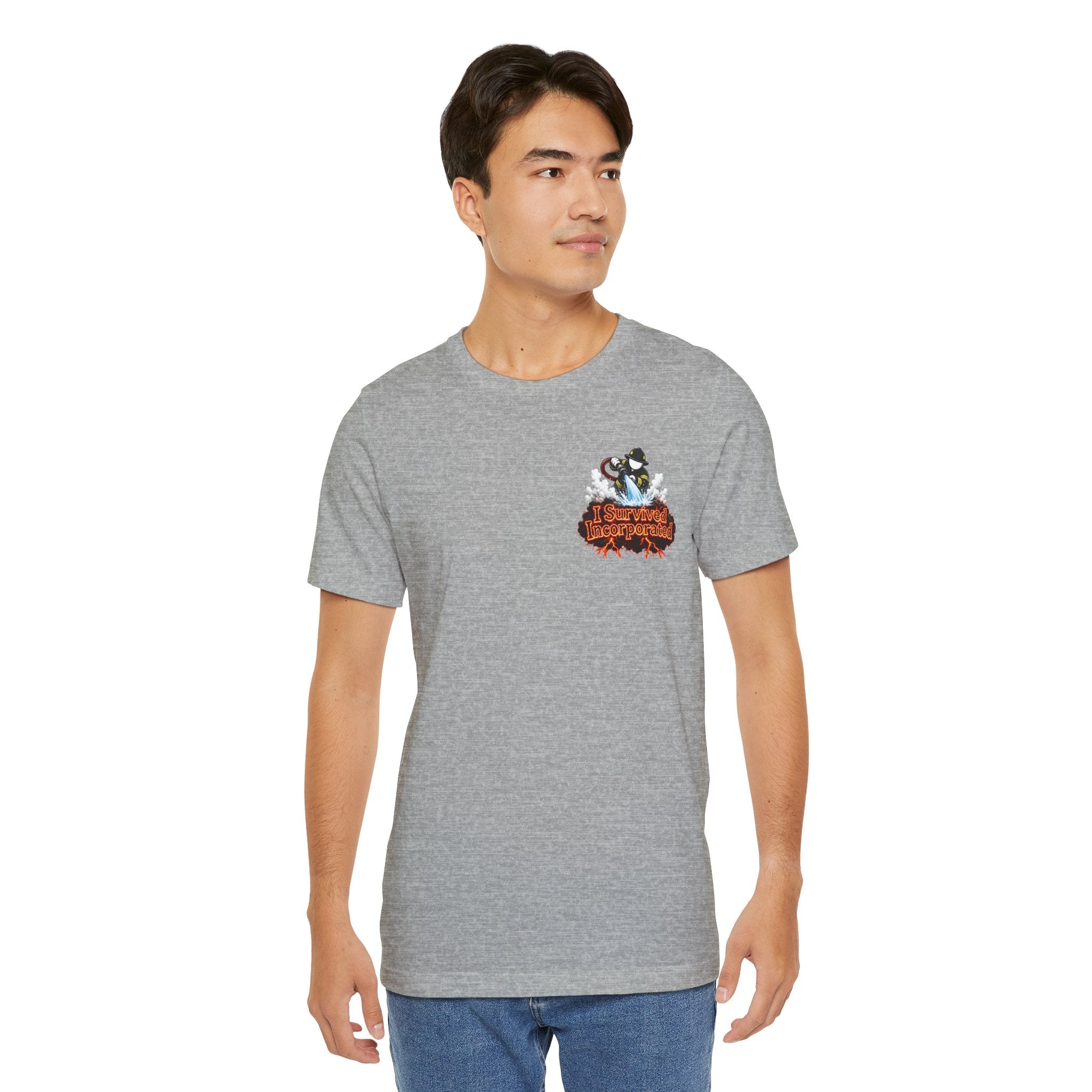 I Survived 2020 — "Please Stand By" Test Pattern Tee Wildfire Signal Edition Summer Premiere Unisex Jersey Short Sleeve Tee