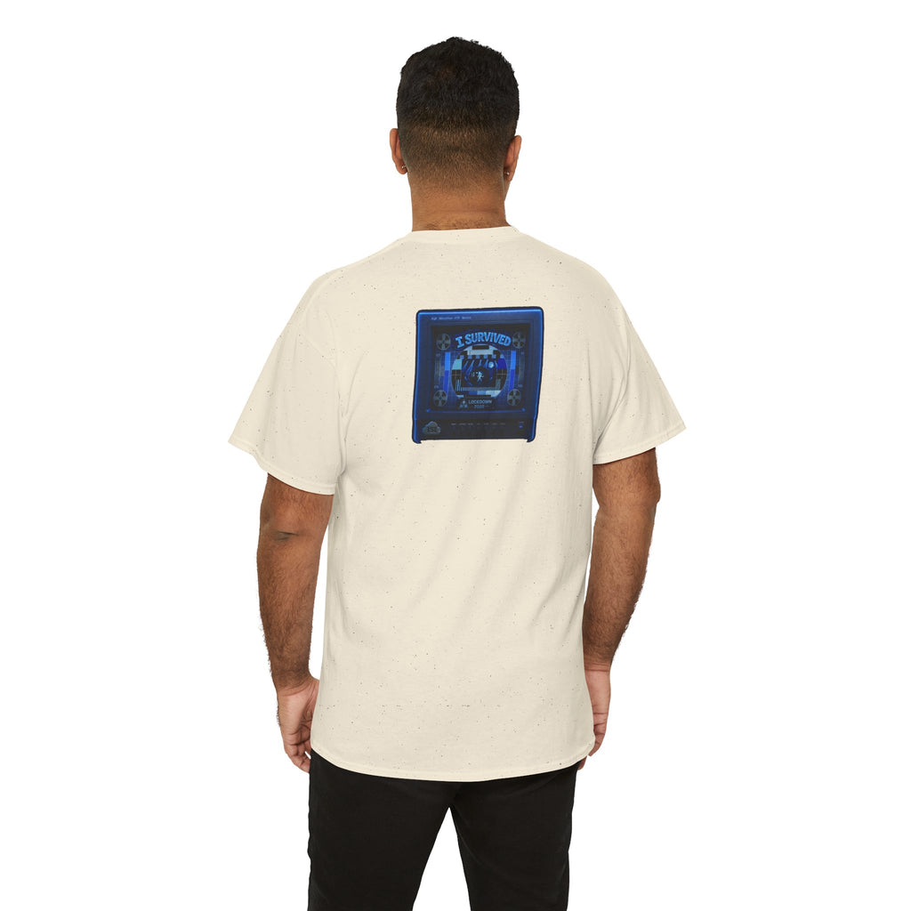 I Survived 2020 — "Please Stand By" Test Pattern Tee Lockdown Surveillance Edition Summer Exclusive Unisex Heavy Cotton Tee