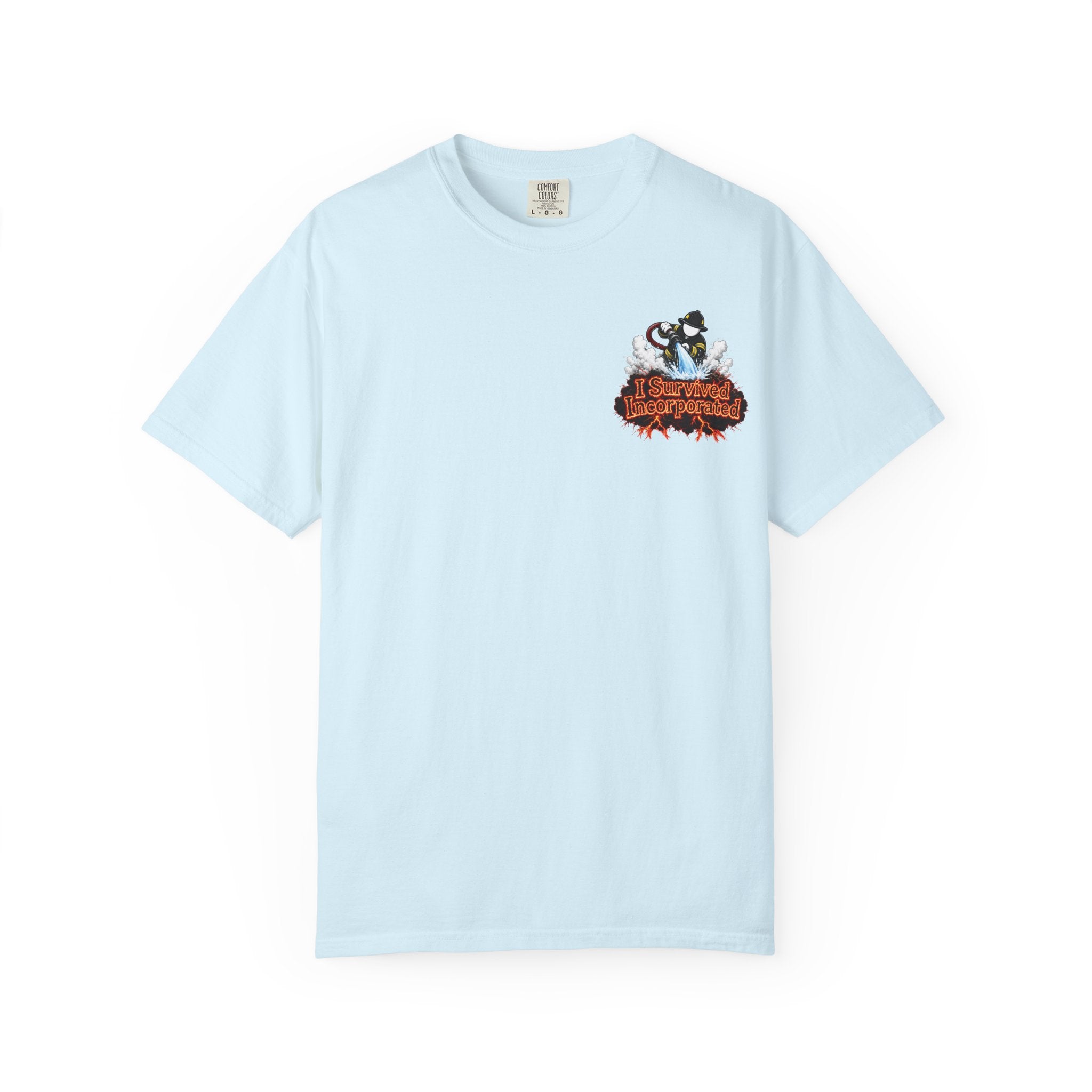 I Survived 2020 — "Please Stand By" Test Pattern Tee Wildfire Signal Edition Summer Premiere Unisex Garment-Dyed T-shirt