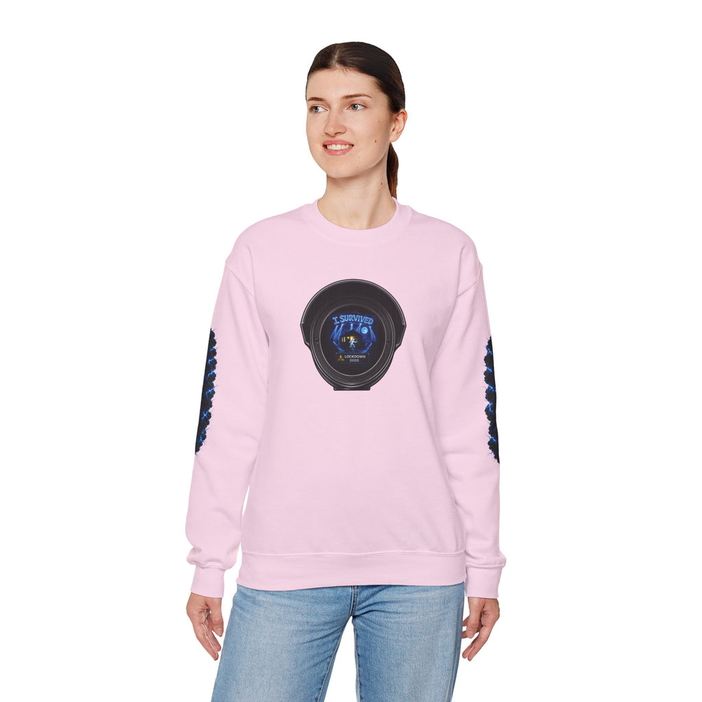 I Survived 2020 —  LOCKDOWN S3:E1: Director's Cut Special Edition "Quarantine" Unisex Heavy Blend™ Crewneck Sweatshirt