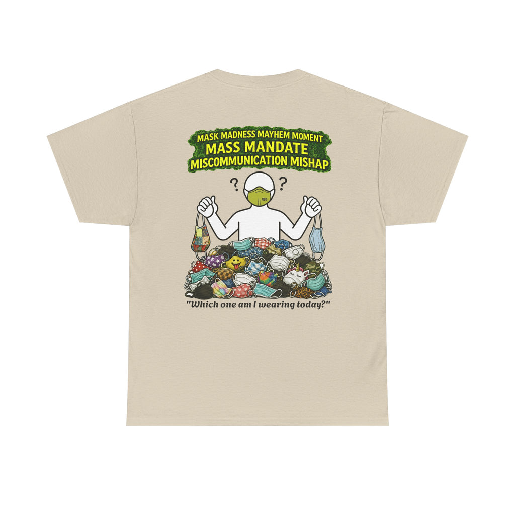 Sobreviví al 2020 — T1:E4 "Caos en Mascarillas: Un Momento de Locura" | Camiseta Unisex de Algodón Grueso Edición Pandemia (EDICIÓN ESPECIAL)