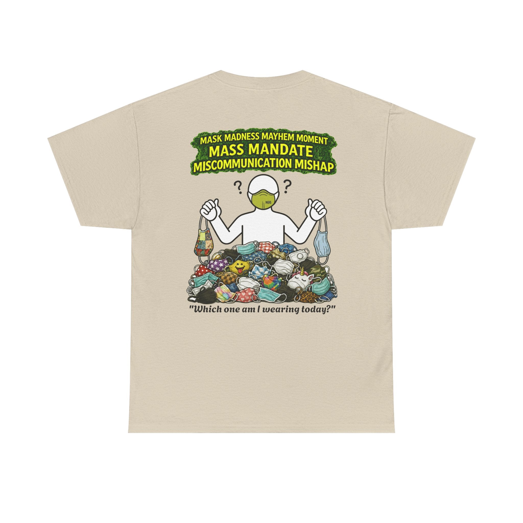 Sobreviví al 2020 — T1:E4 "Caos en Mascarillas: Un Momento de Locura" | Camiseta Unisex de Algodón Grueso Edición Pandemia (EDICIÓN ESPECIAL)
