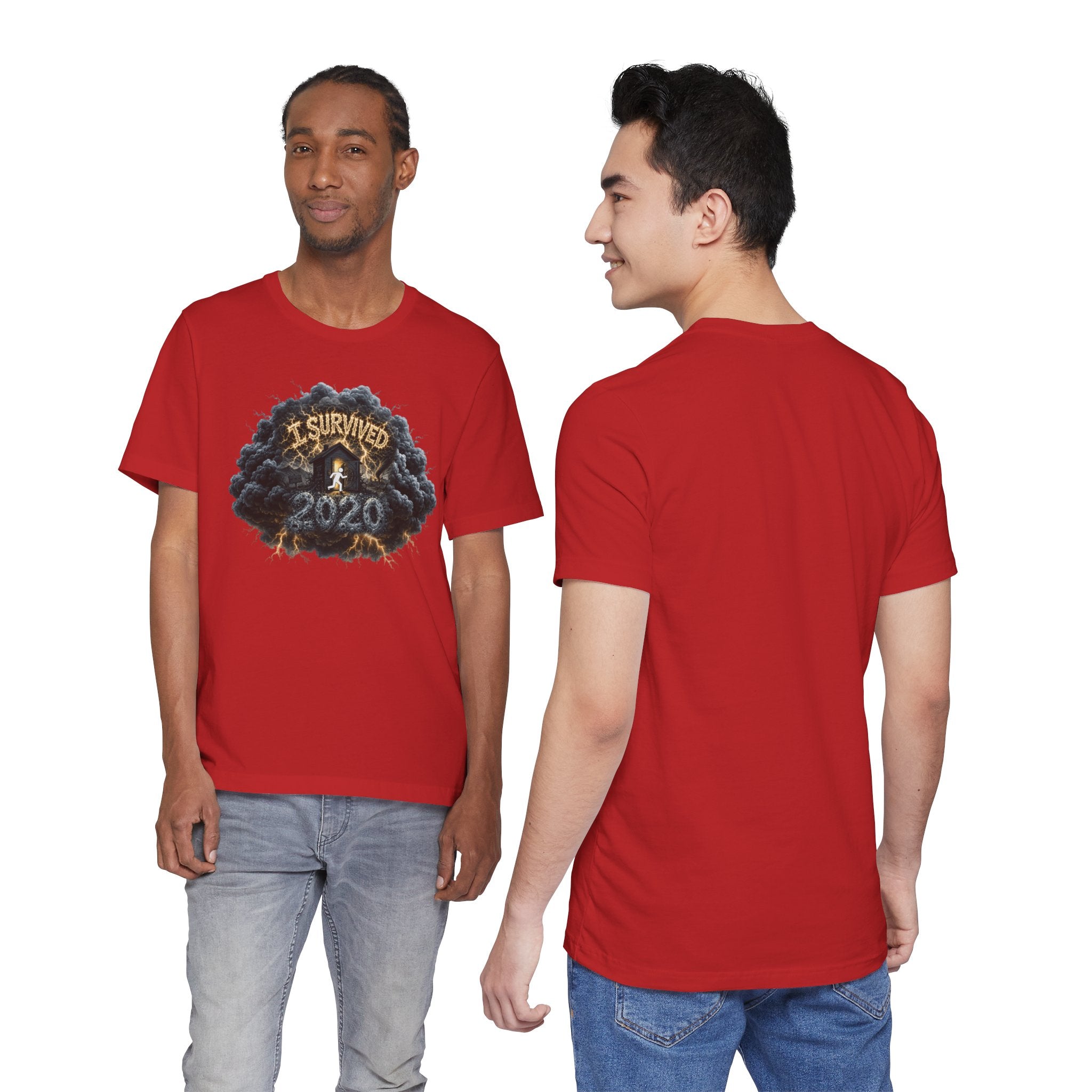 I Survived 2020 — Director's Cut Original Design Teaser Tee | Season 1 Premiere Drop Unisex Jersey Short Sleeve Tee