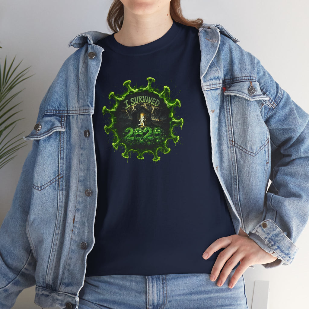 I Survived 2020 —  PANDEMIC S1:E5: Director's Cut "Delivery Doomsday" Unisex Heavy Cotton Tee