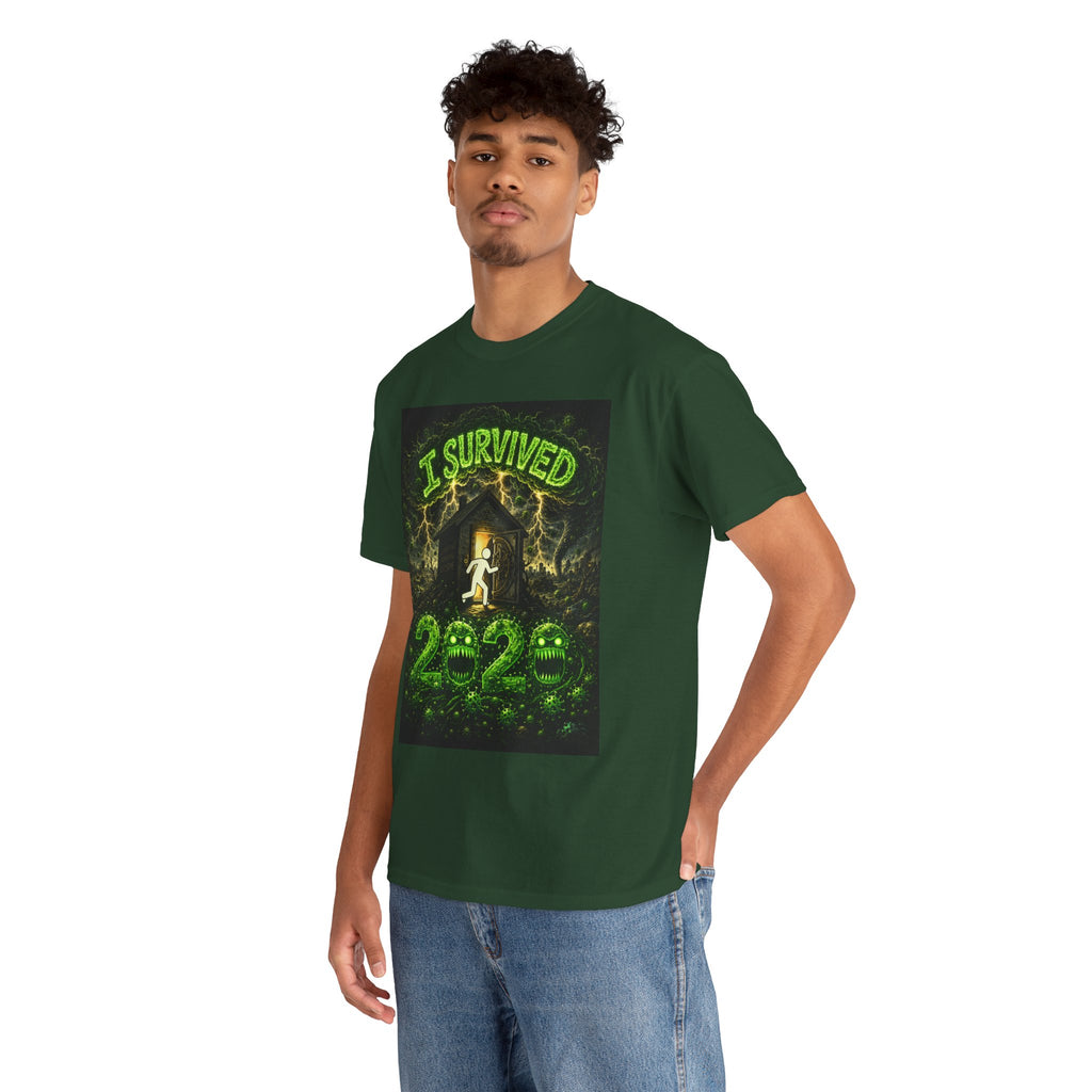 I Survived 2020 — S1:E1 "COVID-19: The Coronavirus" | Pandemic Edition Unisex Heavy Cotton Tee