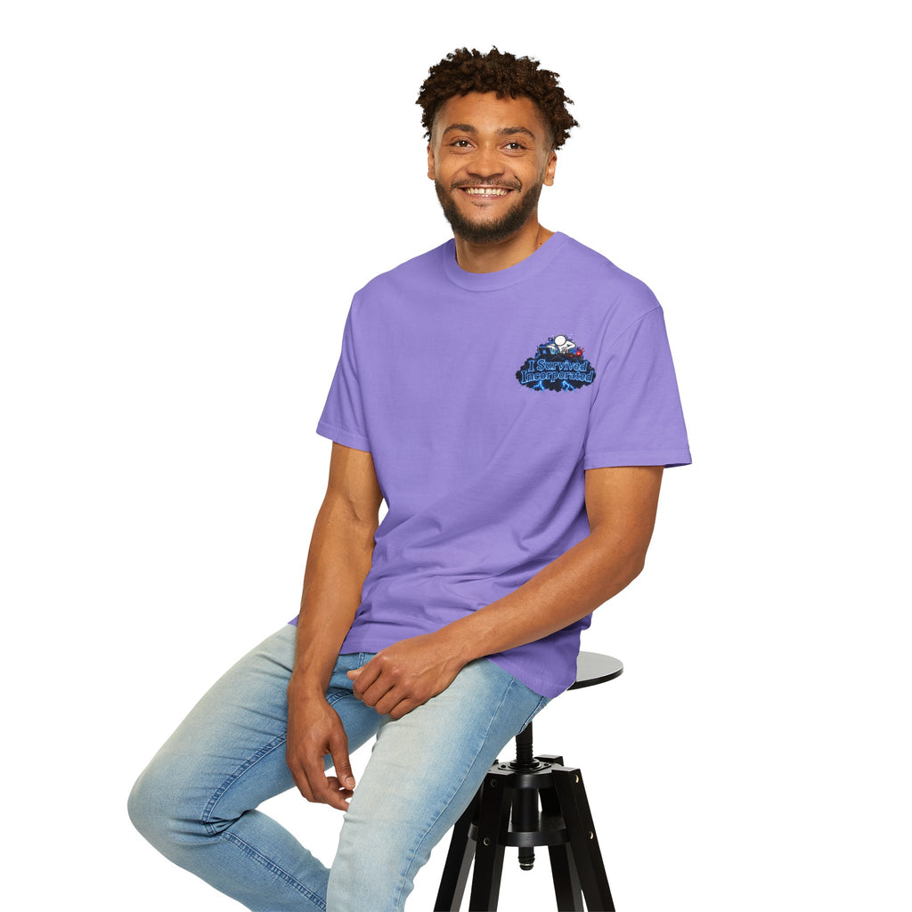 I Survived 2020 — "Please Stand By" Test Pattern Tee Lockdown Special Edition Summer Exclusive Unisex Garment-Dyed T-shirt
