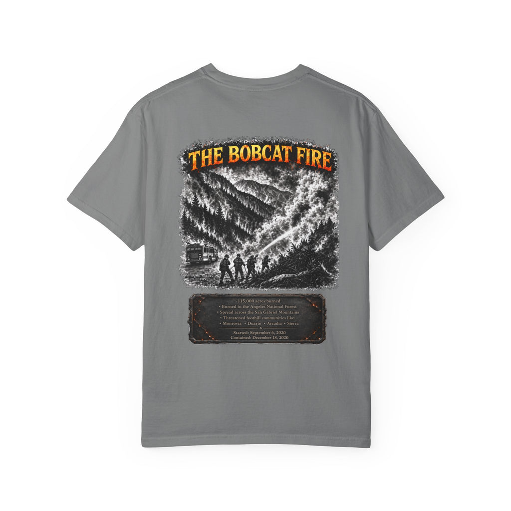 I Survived 2020 — Director's Cut S2:E2 "The Bobcat Fire" | Wildfire Edition Memorial Unisex Garment-Dyed T-shirt