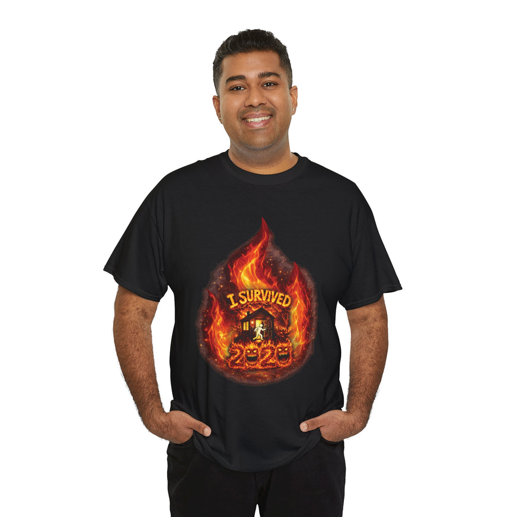 I Survived 2020 — Director's Cut S2:E1 "Berry Creek" | Wildfire Edition Memorial Unisex Heavy Cotton Tee