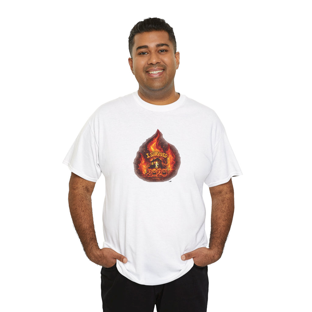 I Survived 2020 — WILDFIRES S2:E1: Director's Cut "Berry Creek" Memorial Unisex Heavy Cotton Tee