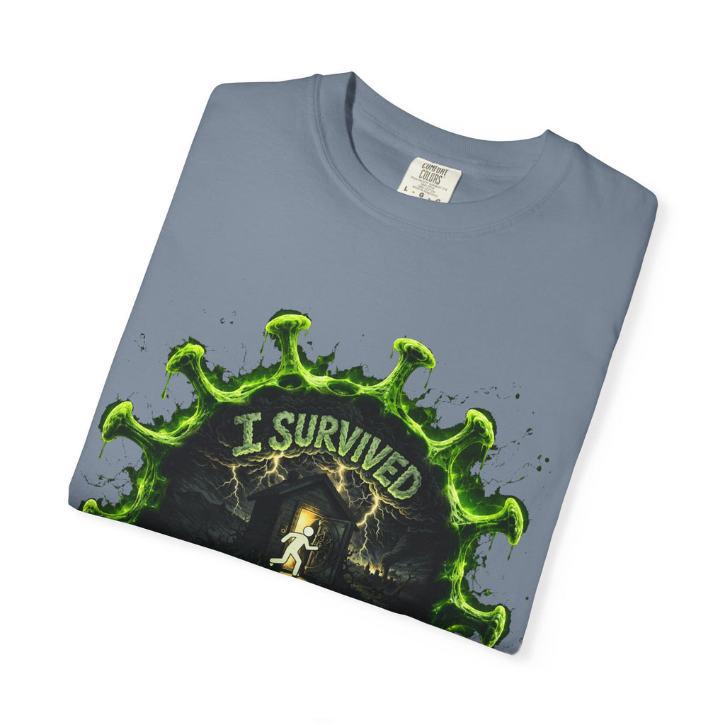 I Survived 2020 — Director's Cut S1:E5 "Delivery Doomsday" | Pandemic Edition Unisex Garment-Dyed T-shirt