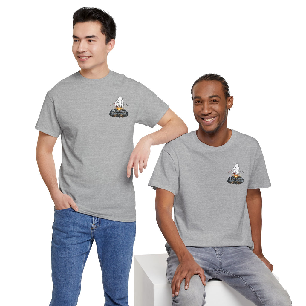 I Survived 2020 — "Please Stand By" Test Pattern Tee Summer Premier Unisex Heavy Cotton Tee