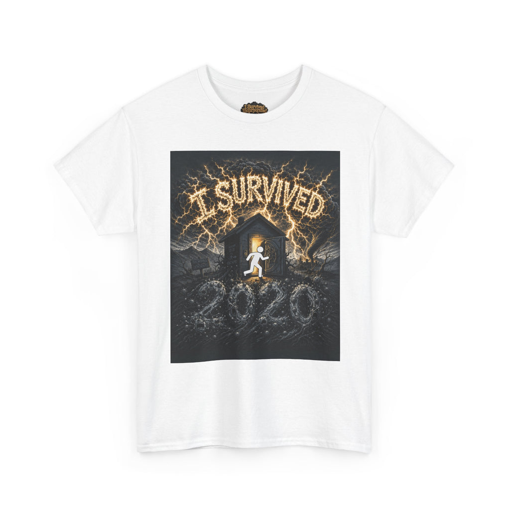 I Survived 2020 — Original Design Teaser Tee | Season 1 Premiere Drop Unisex Heavy Cotton Tee