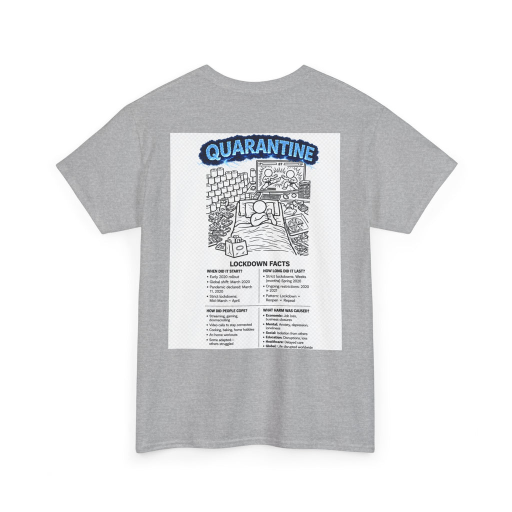 I Survived 2020 — Director's Cut S3:E1 "Quarantine" | Lockdown Edition Documentary Unisex Heavy Cotton Tee