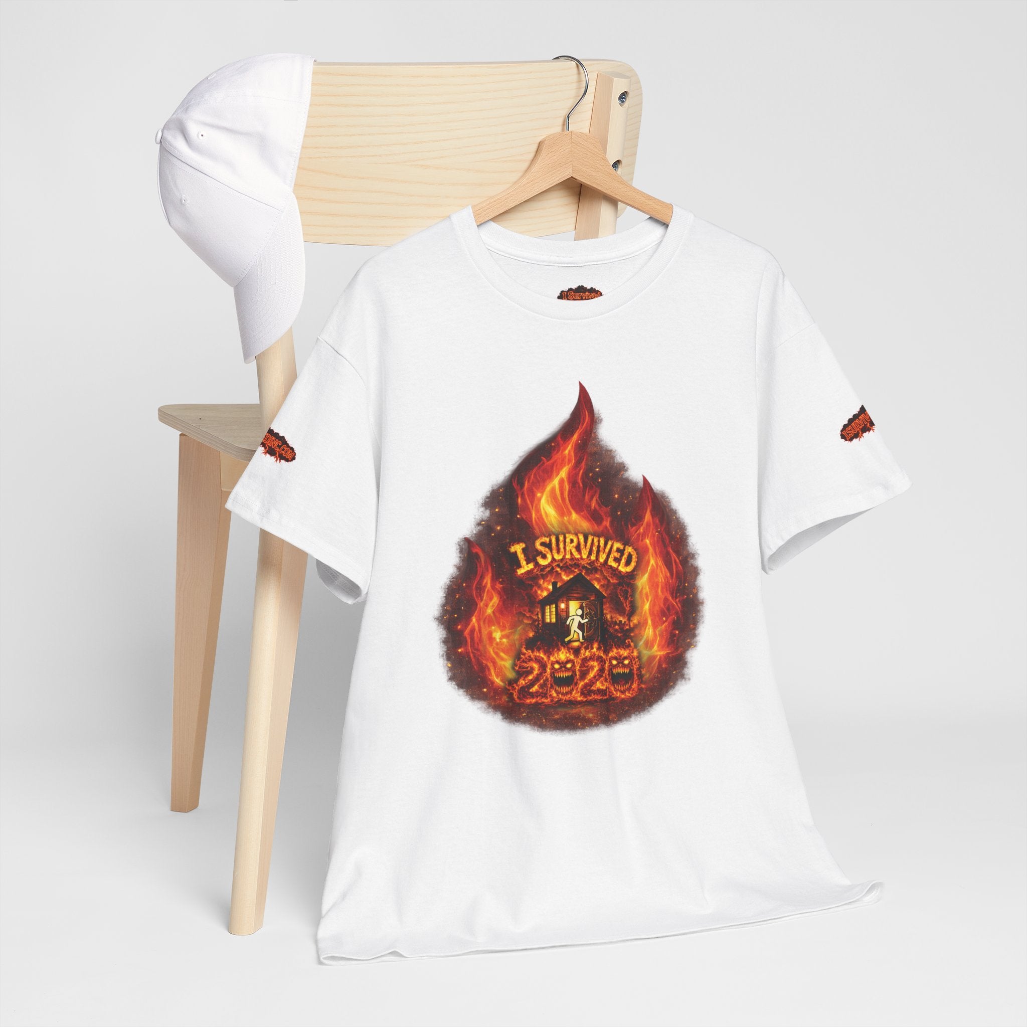 I Survived 2020 — Director's Cut S2:E3 "The California Wildfires" | Wildfire Edition Memorial Unisex Heavy Cotton Tee (SPECIAL EDITION)