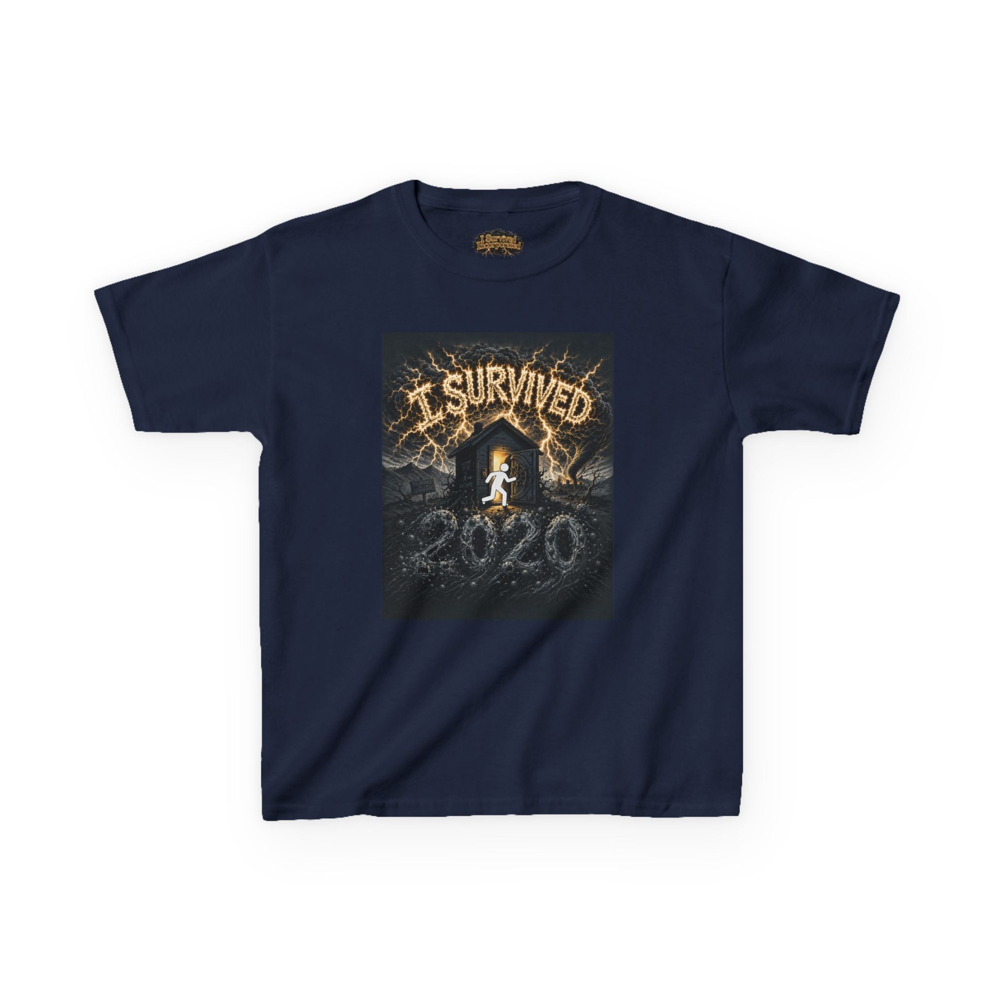 I Survived 2020 — Original Design Teaser Tee | Season 1 Premiere Drop Kids Heavy Cotton™ Tee