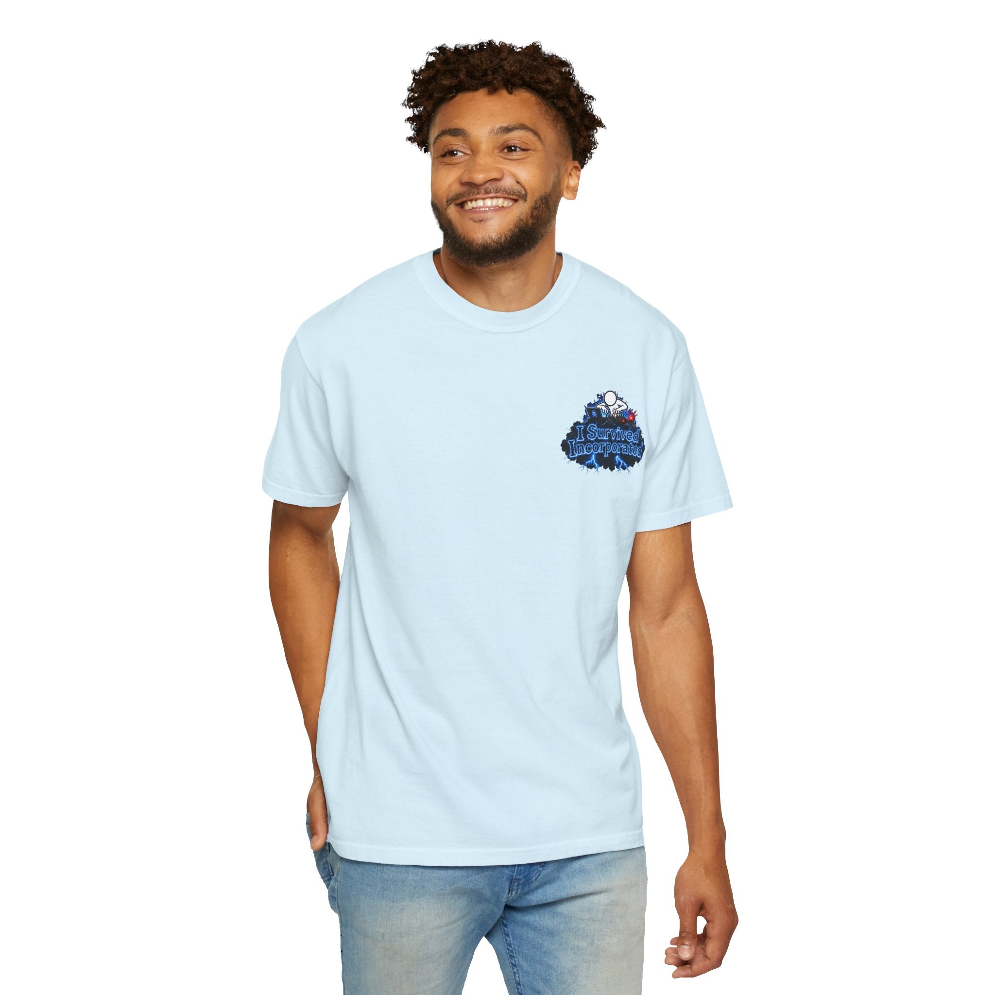 I Survived 2020 — "Please Stand By" Test Pattern Tee Lockdown Special Edition Summer Exclusive Unisex Garment-Dyed T-shirt