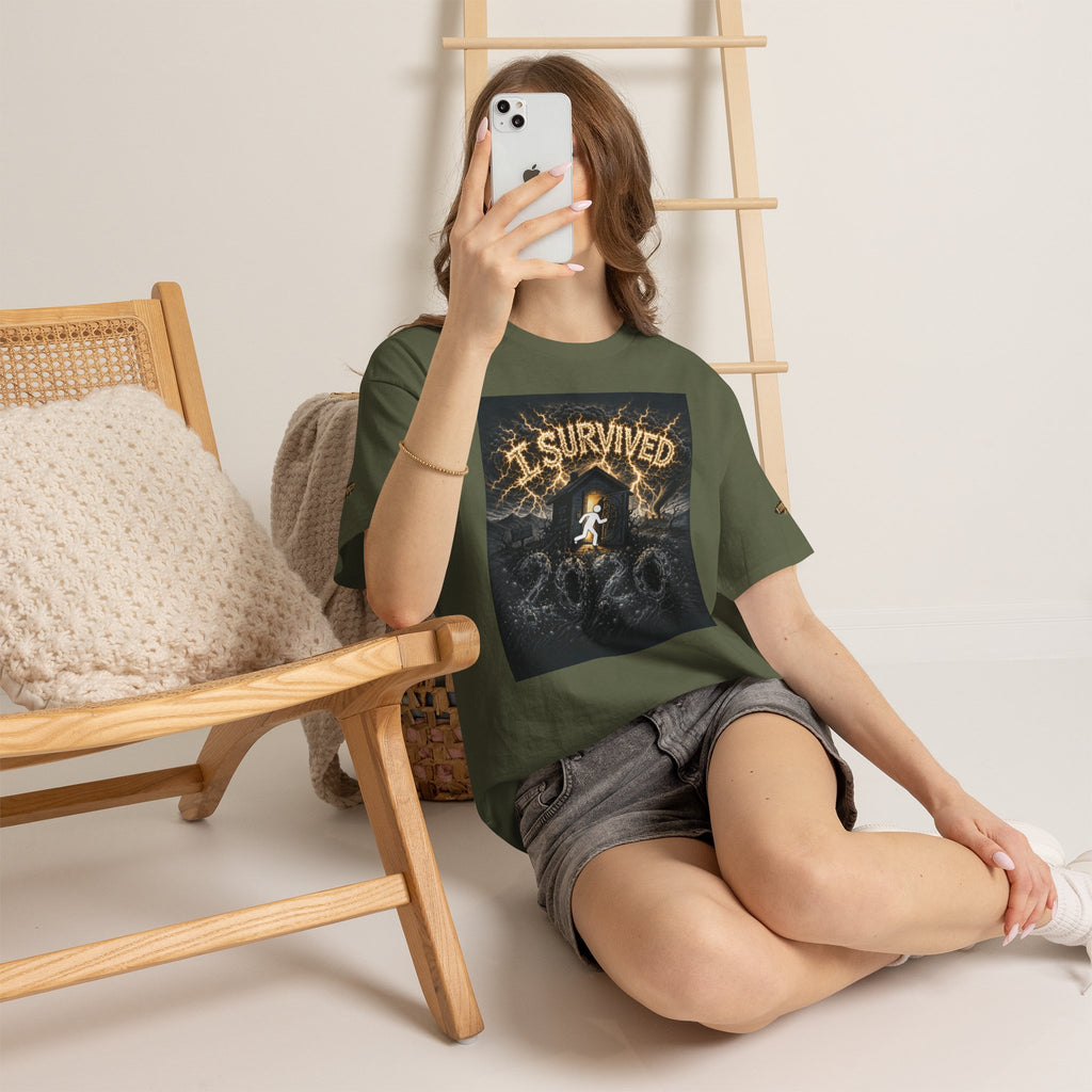 I Survived 2020 — Original PILOT Design: Special Edition Unisex Heavy Cotton Tee
