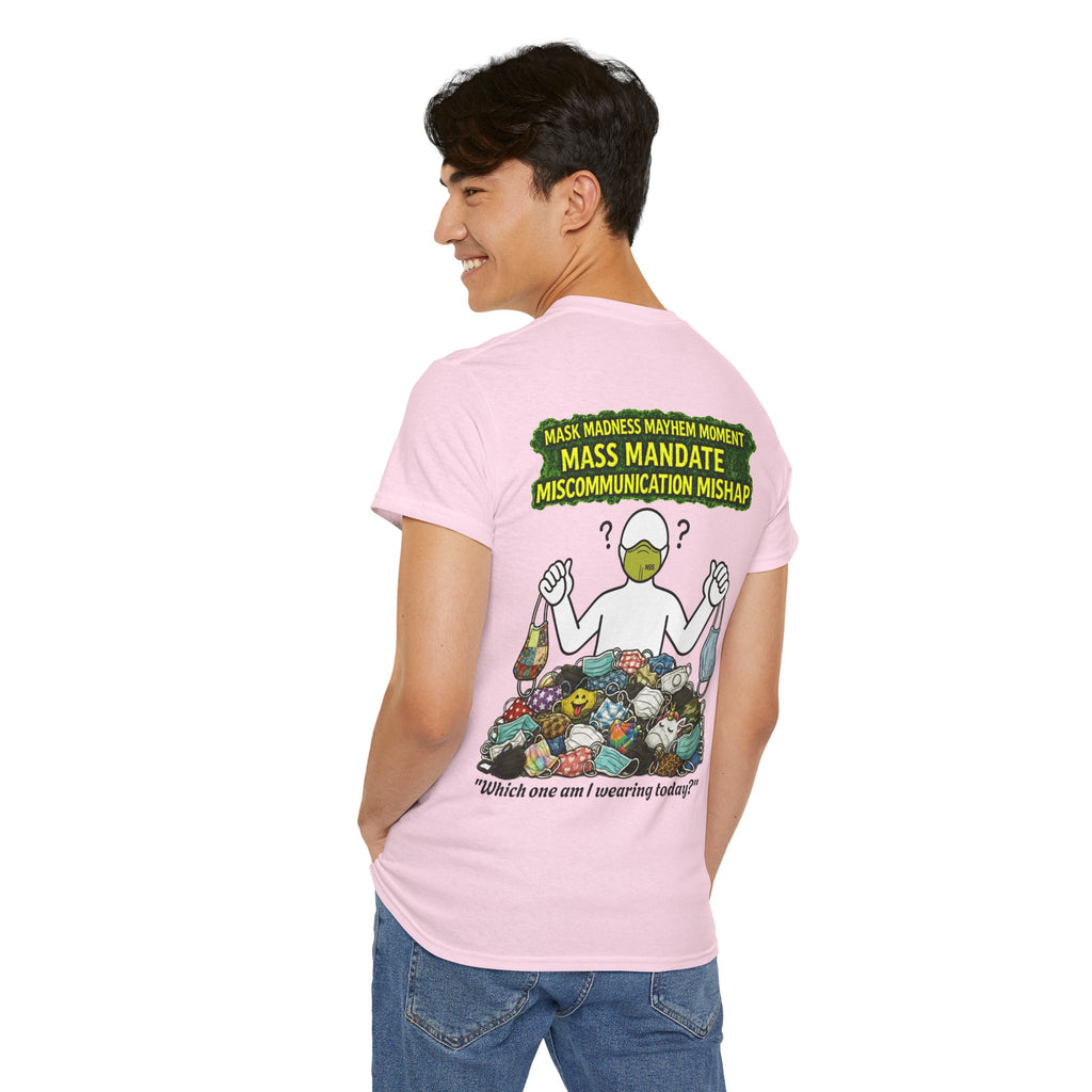Sobreviví al 2020 — T1:E4 "Caos en Mascarillas: Un Momento de Locura" | Camiseta Unisex de Algodón Grueso Edición Pandemia (EDICIÓN ESPECIAL)