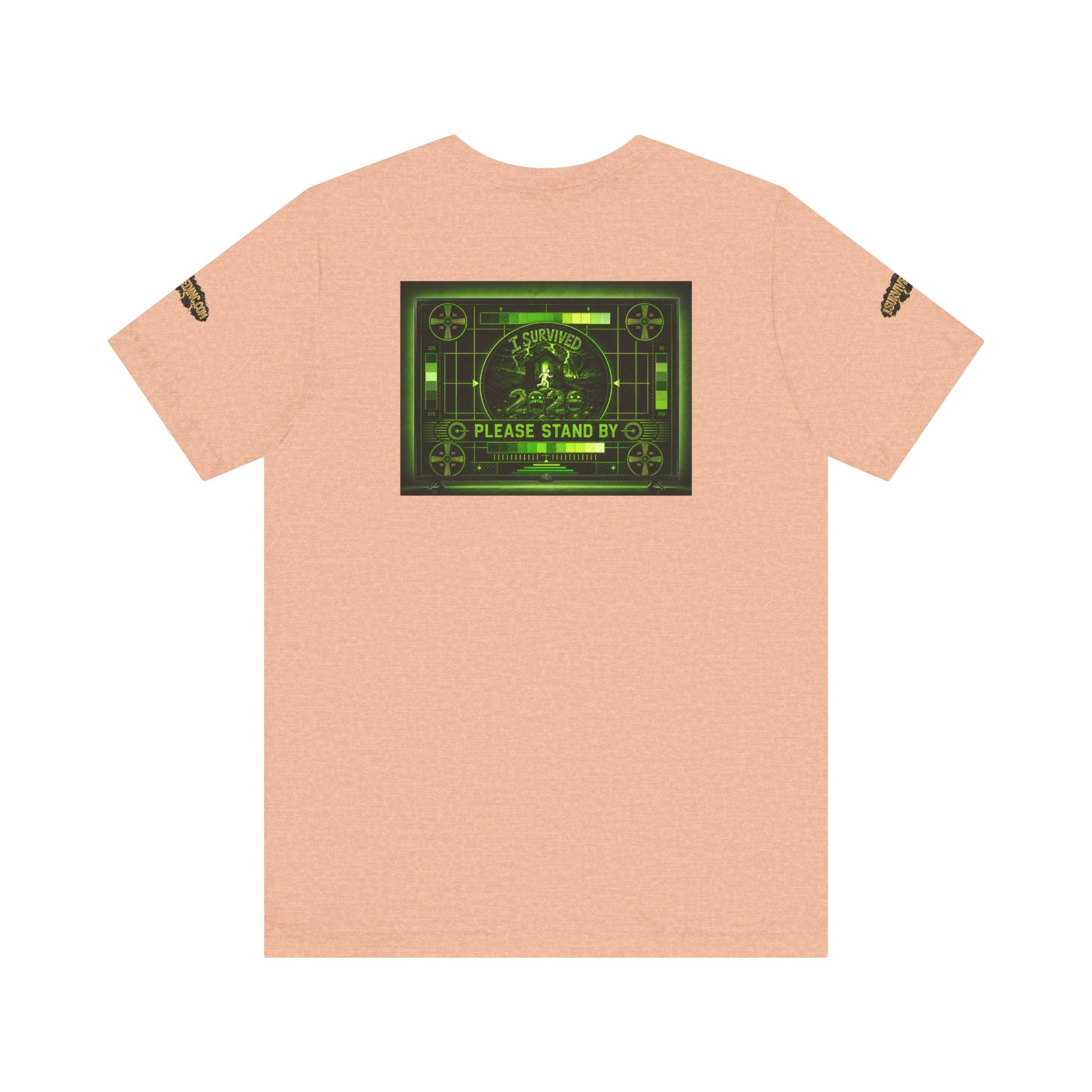 I Survived 2020 — "Please Stand By" Test Pattern Toxic Signal Tee Special Edition Summer Premiere Unisex Jersey Short Sleeve Tee