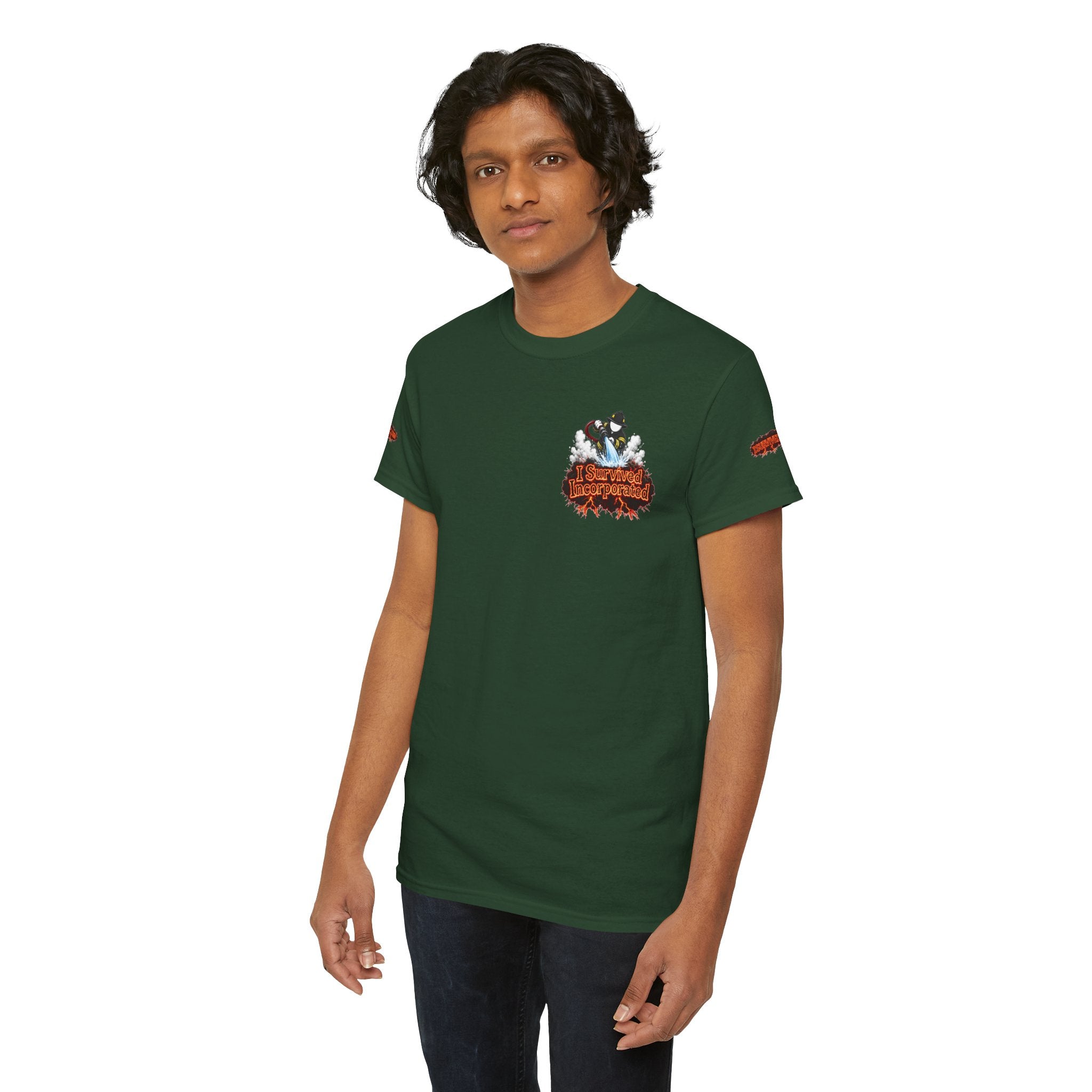 I Survived 2020 — "Please Stand By" Test Pattern Tee Wildfire Signal Special Edition Summer Premiere Unisex Heavy Cotton Tee