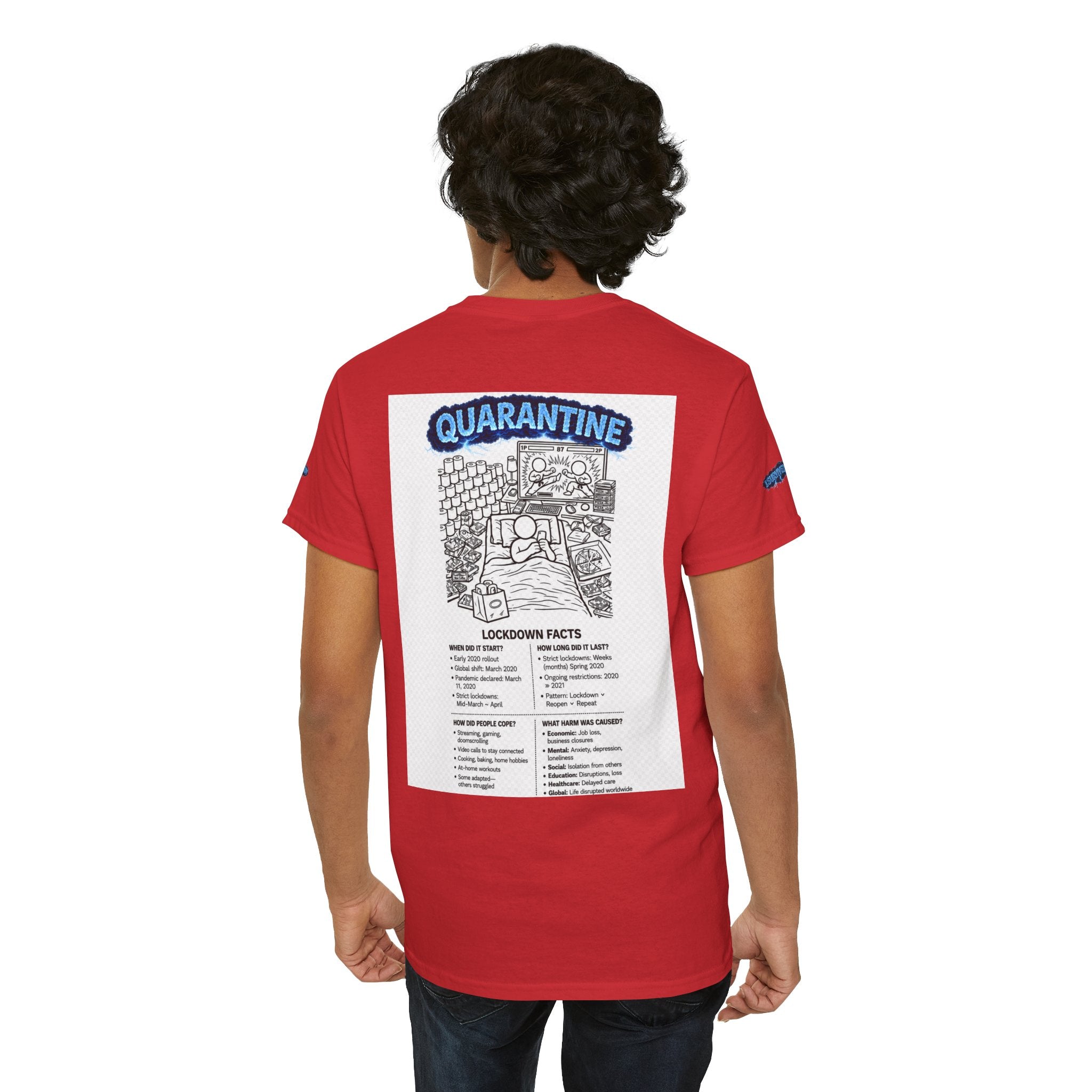 I Survived 2020 — Director's Cut S3:E1 "Quarantine" | Lockdown Edition Documentary Unisex Heavy Cotton Tee (SPECIAL EDITION)