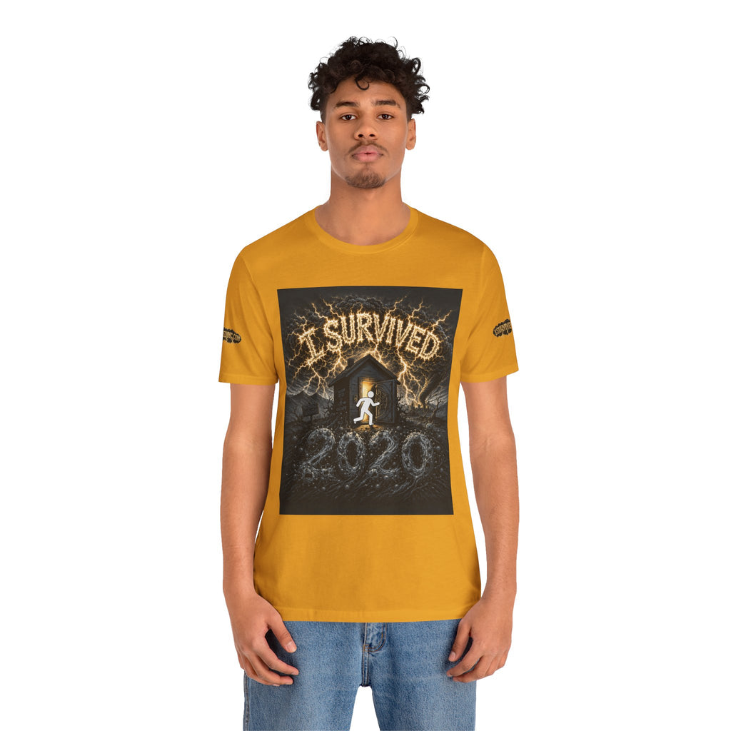 I Survived 2020 — Original Design Teaser Tee | Season 1 Premiere Drop Unisex Jersey Short Sleeve Tee