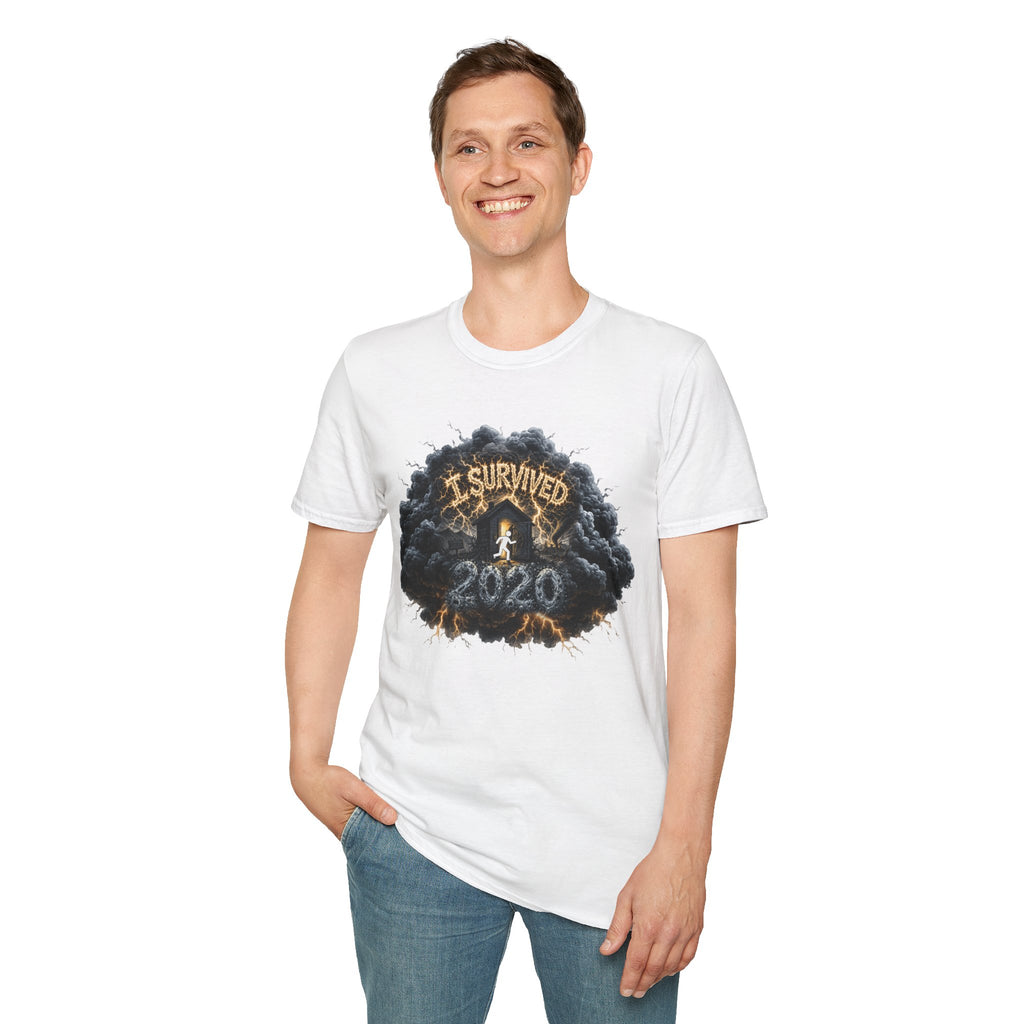 I Survived 2020 — Director's Cut Original Design Teaser Tee | Season 1 Premiere Drop Unisex Softstyle T-Shirt