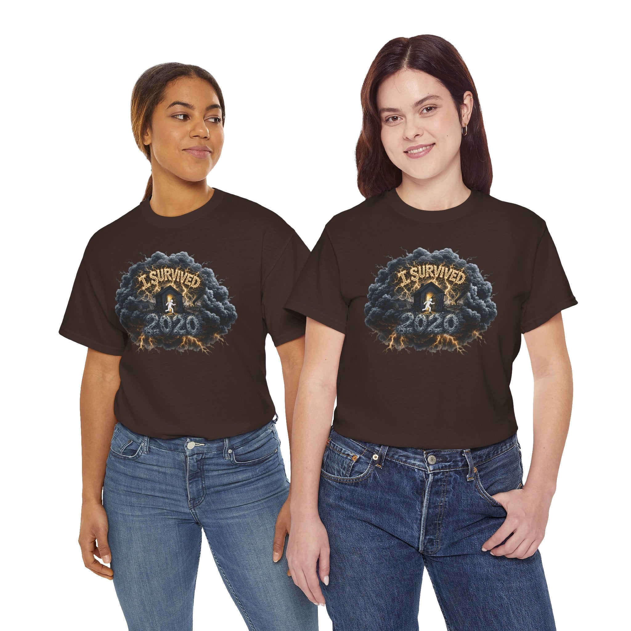 I Survived 2020 — Director's Cut Original Design Teaser Tee | Season 1 Premiere Drop Unisex Heavy Cotton Tee