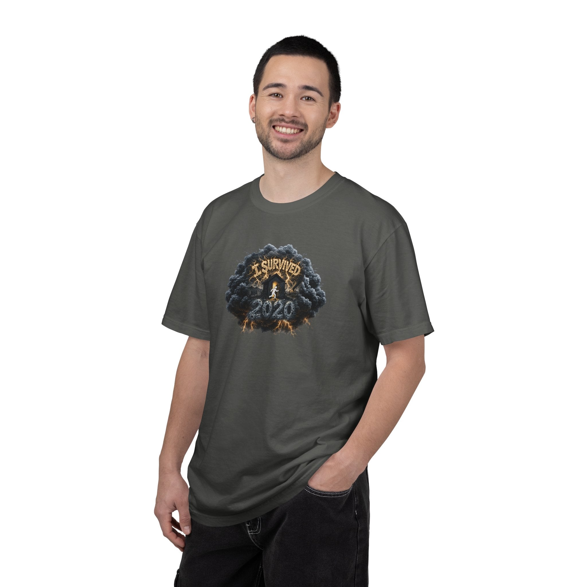 I Survived 2020 — Original PILOT Design: Director's Cut Unisex Garment-Dyed T-shirt