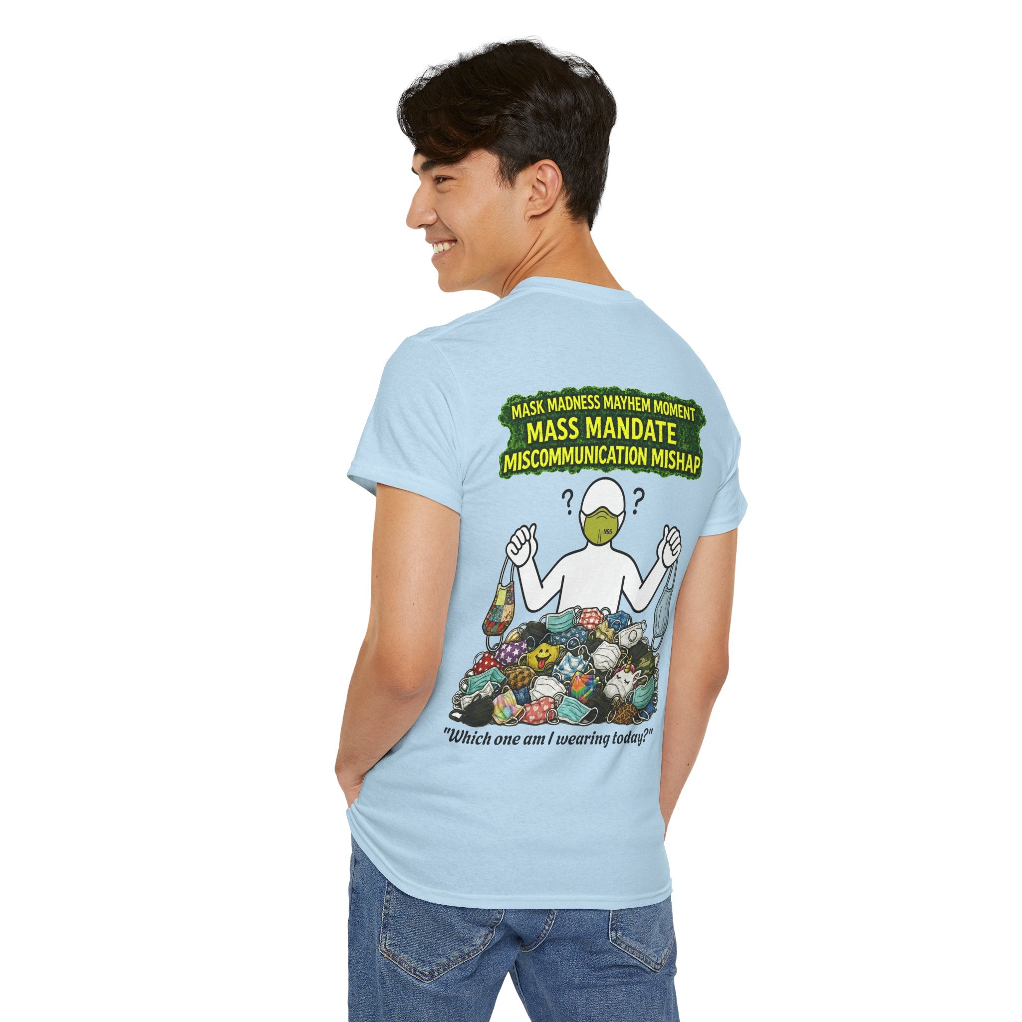 I Survived 2020 — PANDEMIC S1:E4: Director's Cut "Mask Madness" Unisex Heavy Cotton Tee
