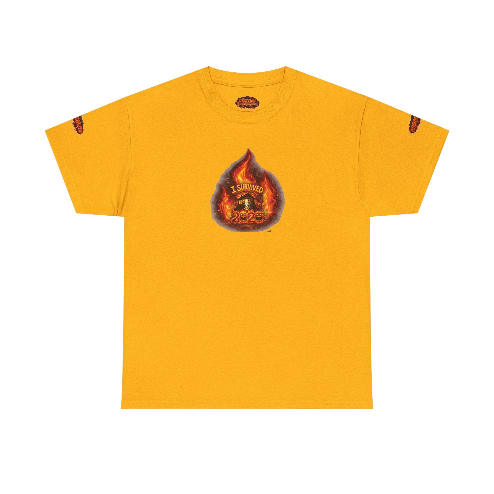 I Survived 2020 —  WILDFIRES S2:E3: Director's Cut Special Edition "The California Wildfires" Memorial Unisex Heavy Cotton Tee