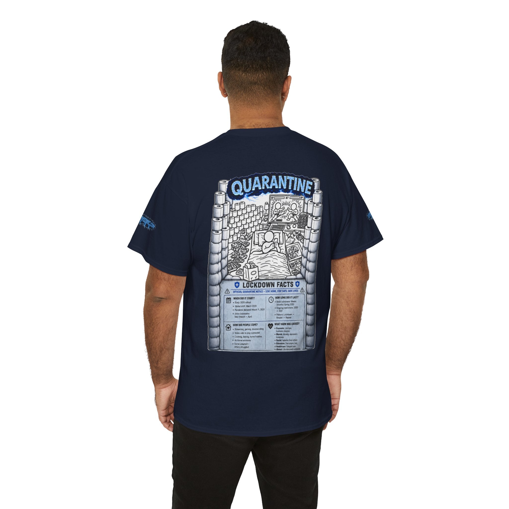 I Survived 2020 — LOCKDOWN S3:E1: Special Edition "Quarantine" Unisex Heavy Cotton Tee