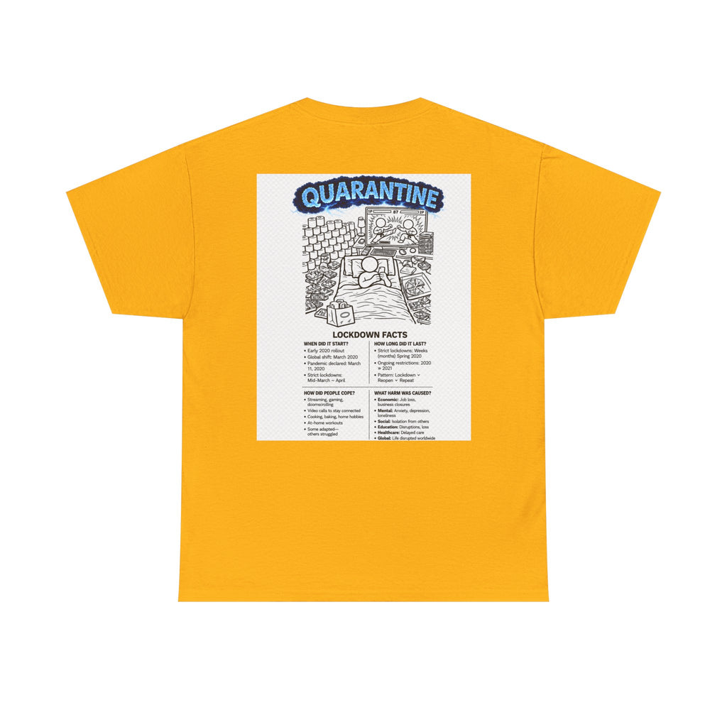 I Survived 2020 — S3:E1 "Quarantine" | Lockdown Edition Documentary Unisex Heavy Cotton Tee