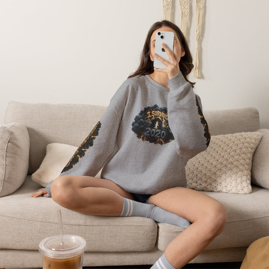 I Survived 2020 — Original PILOT Design: Director's Cut Special Edition Unisex Heavy Blend™ Crewneck Sweatshirt
