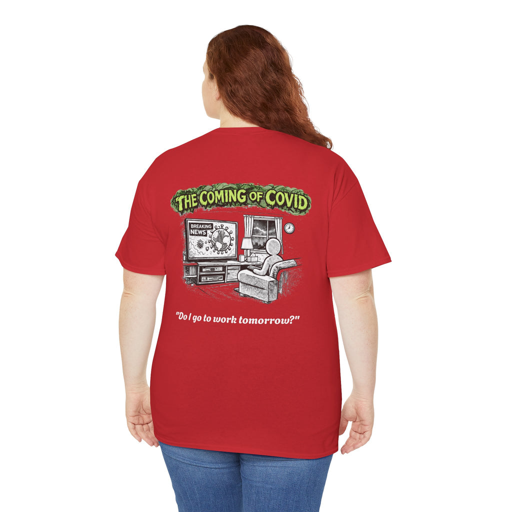I Survived 2020 — Director's Cut S1:E2 "The Coming of COVID" | Pandemic Edition Unisex Heavy Cotton Tee