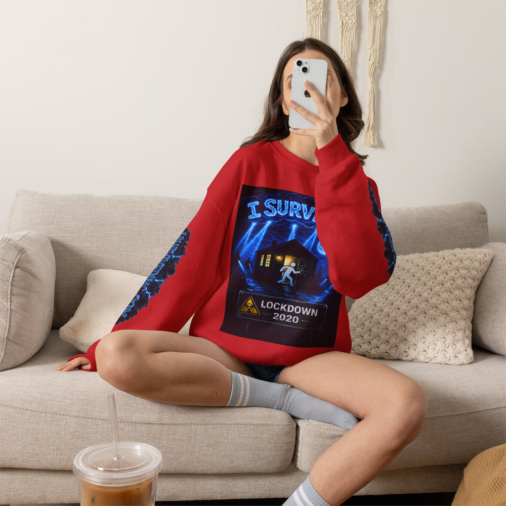 I Survived 2020 — LOCKDOWN S3:E1: "Quarantine" Unisex Heavy Blend™ Crewneck Sweatshirt