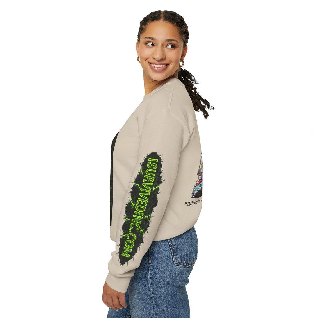 I Survived 2020 — S1:E4 "Mask Madness Mayhem Moment" | Pandemic Edition Unisex Heavy Blend™ Crewneck Sweatshirt