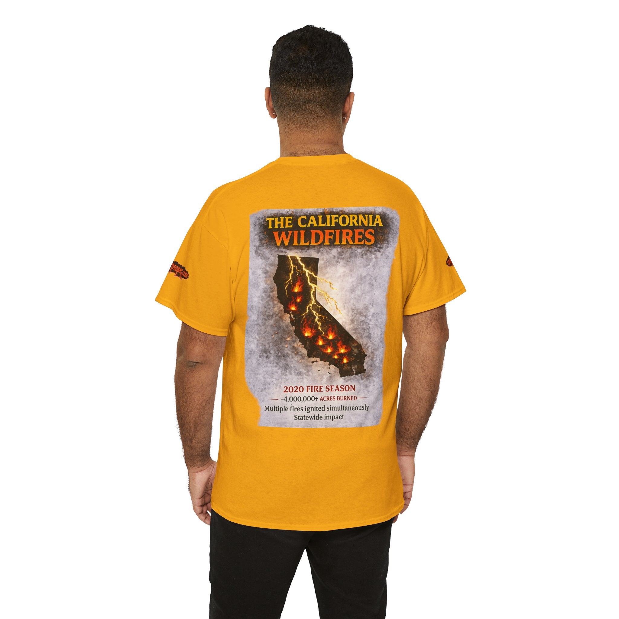 I Survived 2020 — Director's Cut S2:E3 "The California Wildfires" | Wildfire Edition Memorial Unisex Heavy Cotton Tee (SPECIAL EDITION)
