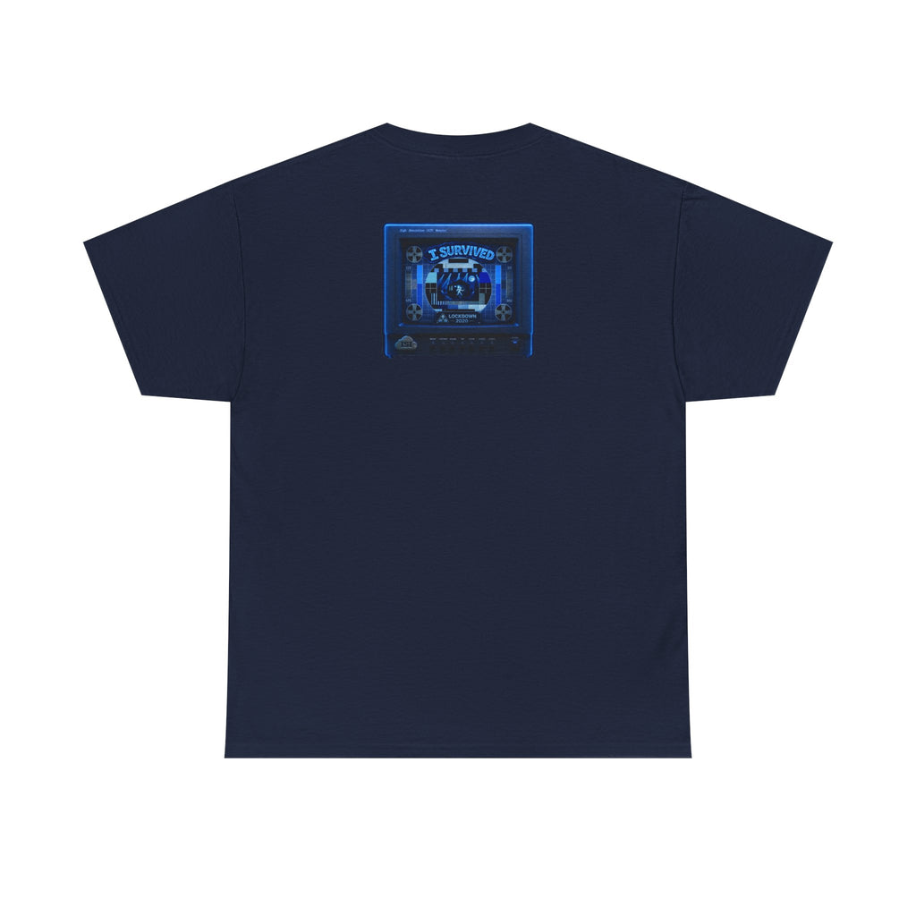 I Survived 2020 — "Please Stand By" Test Pattern Tee Lockdown Surveillance Edition Summer Exclusive Unisex Heavy Cotton Tee