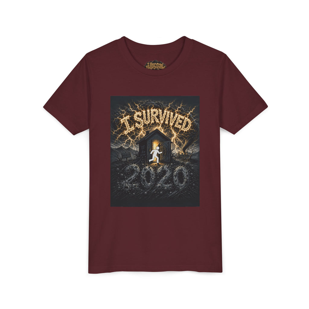 I Survived 2020 — Original Design Teaser Tee | Season 1 Premiere Drop Youth Short Sleeve Tee
