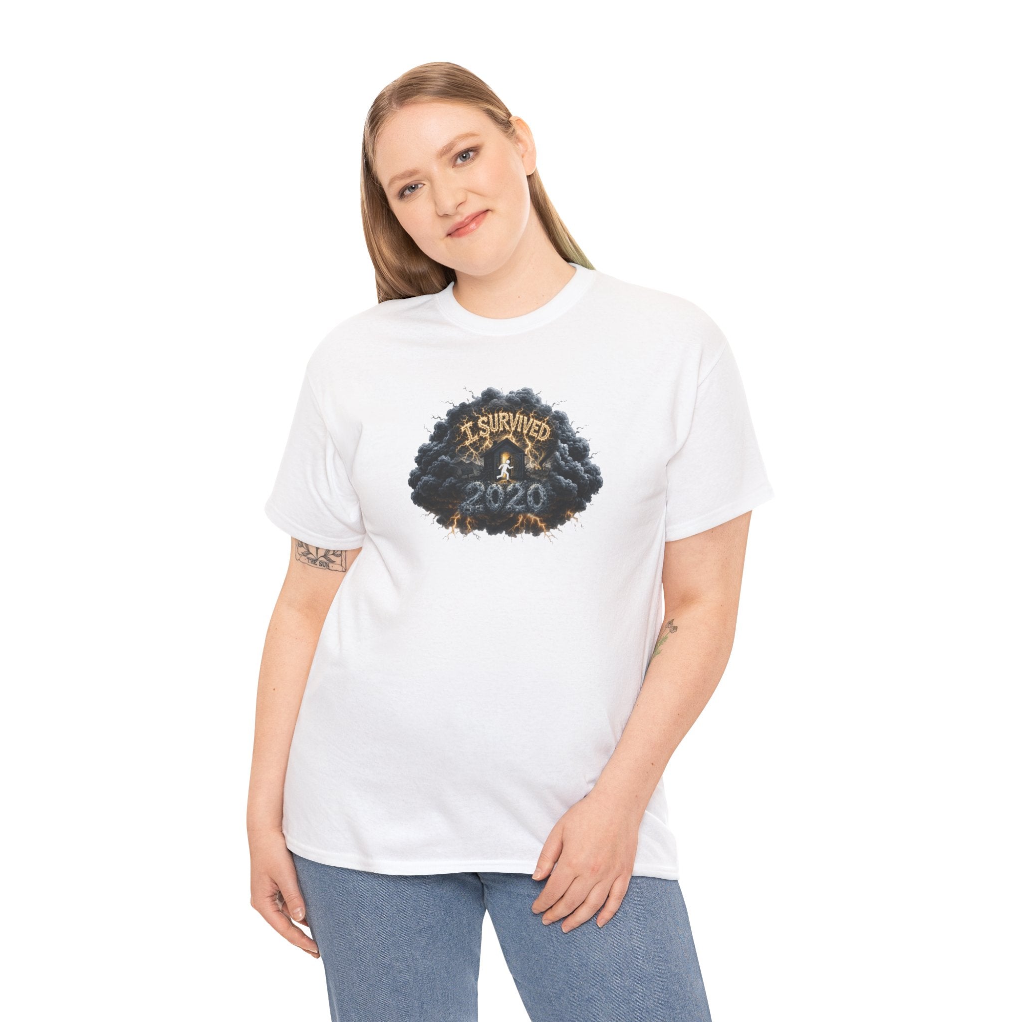 I Survived 2020 — Original PILOT Design: Director's Cut Unisex Heavy Cotton Tee
