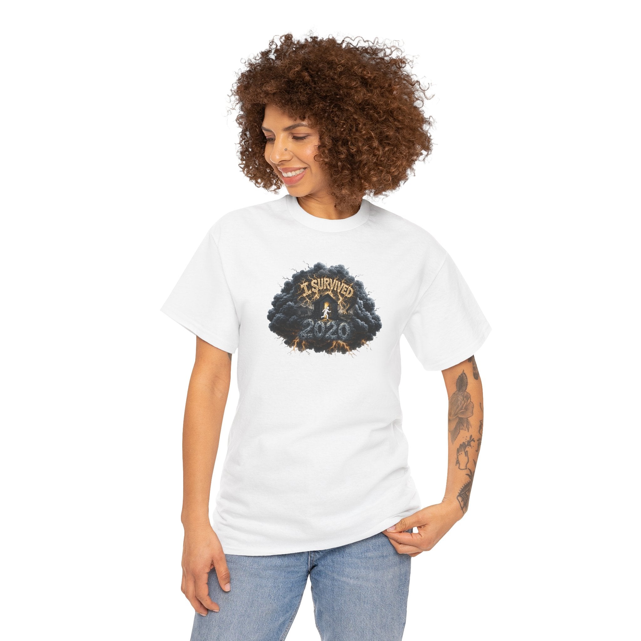 I Survived 2020 — Original PILOT Design: Director's Cut Unisex Heavy Cotton Tee