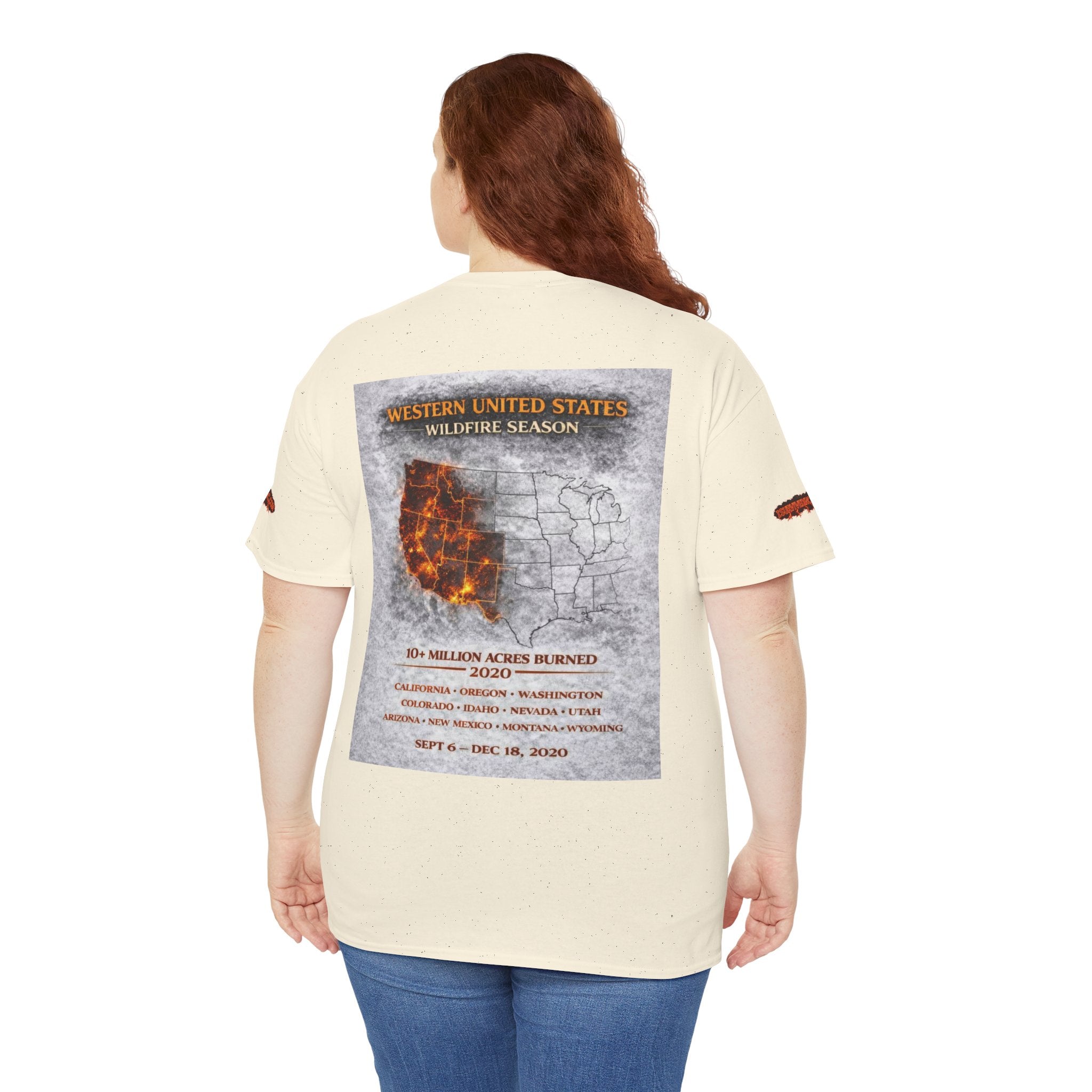 I Survived 2020 — Director's Cut S2:E4 "Western U.S. Wildfire Season" | Mid-Season Finale Pt. 1 | Wildfire Edition Memorial Unisex Heavy Cotton Tee (SPECIAL EDITION)