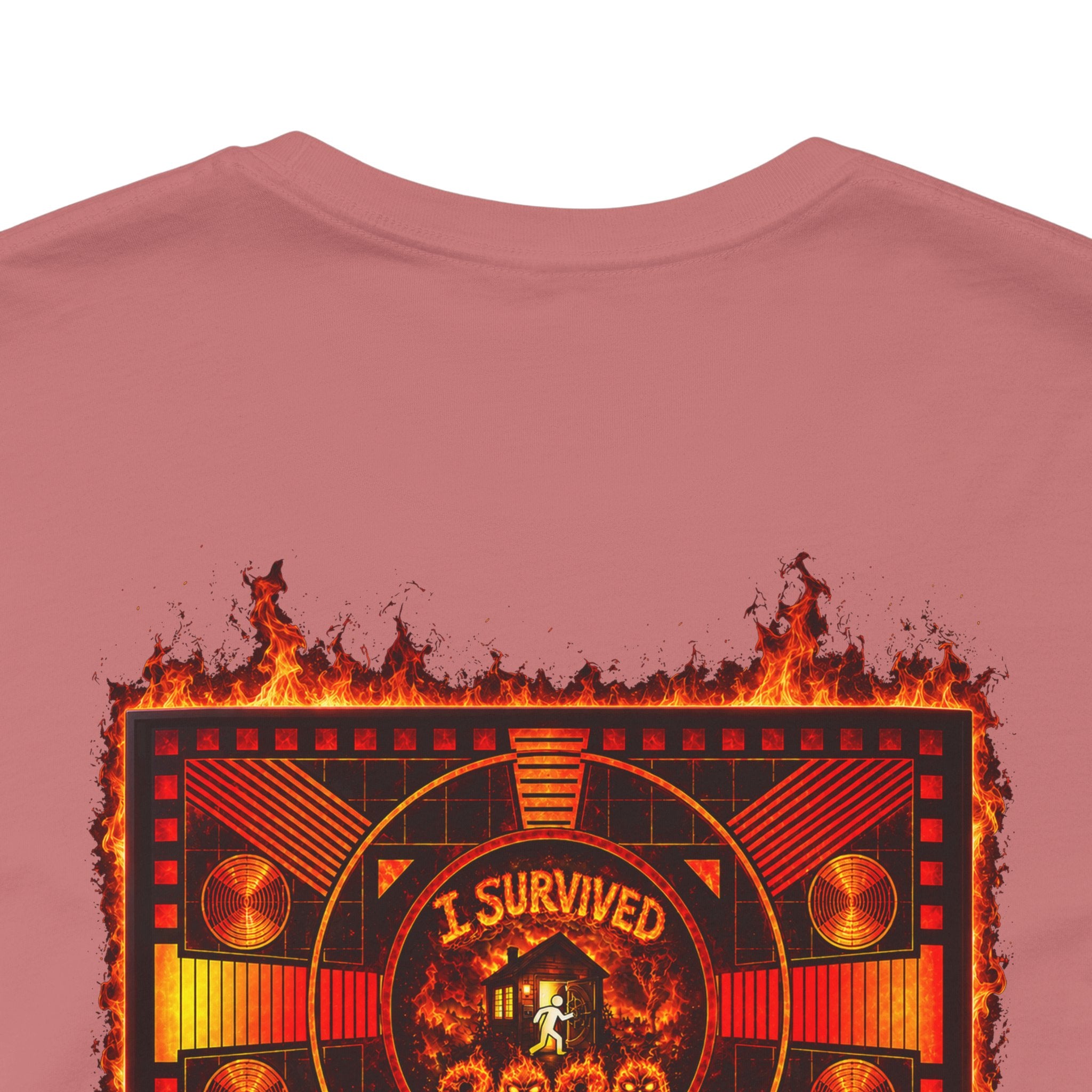 I Survived 2020 — "Please Stand By" Test Pattern Tee Wildfire Signal Edition Summer Premiere Unisex Jersey Short Sleeve Tee
